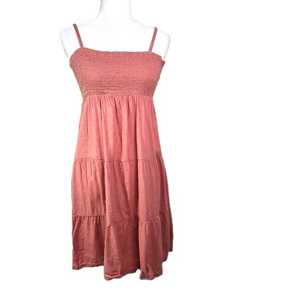 Old Navy Terracotta Tiered Smocked Cami Sun Dress - Picture 2 of 8
